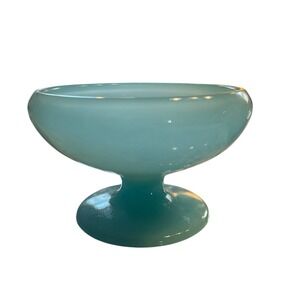 Fenton Vintage Pekin II Blue Compote Candy Dish Very Rare‎